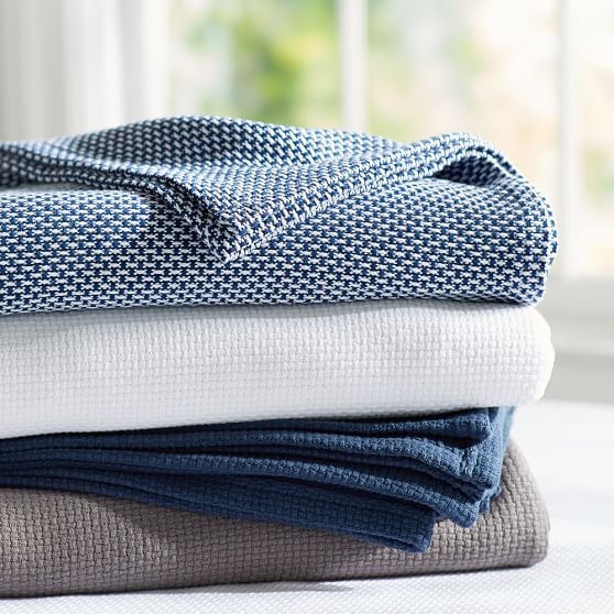 Pbteen Classic Organic Cotton Blanket Pbteen Classic Organic Cotton Blanket