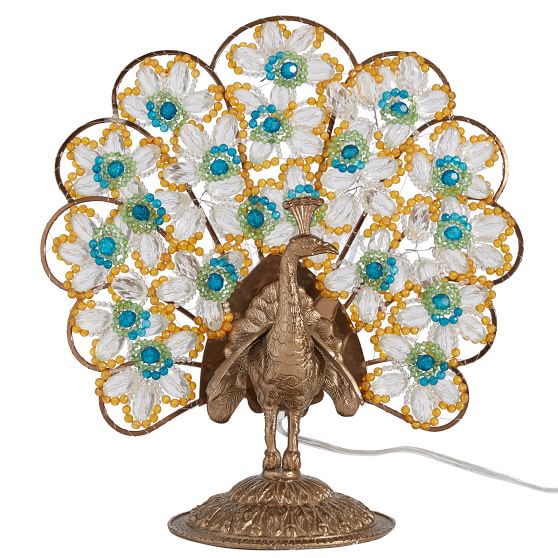 Anna Sui Peacock Table Lamp | PBteen