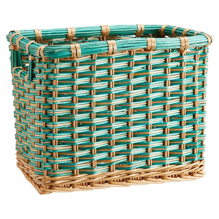 woven wicker baskets pbteen