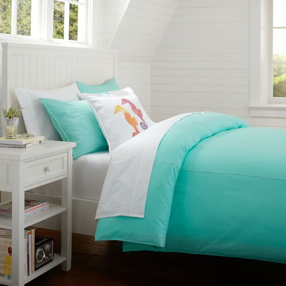 Color Wash Duvet Sham Pb View In Room