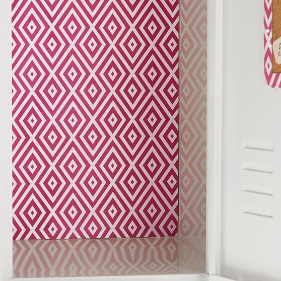 Preppy Diamond Pink Magenta Locker Wallpaper Pb