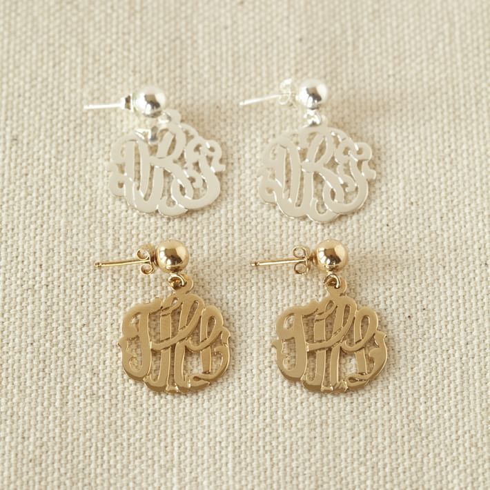 Monogram Earrings Pb