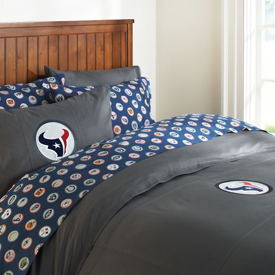 Houston Texans Duvet Cover Full Queen Orange Pbteen