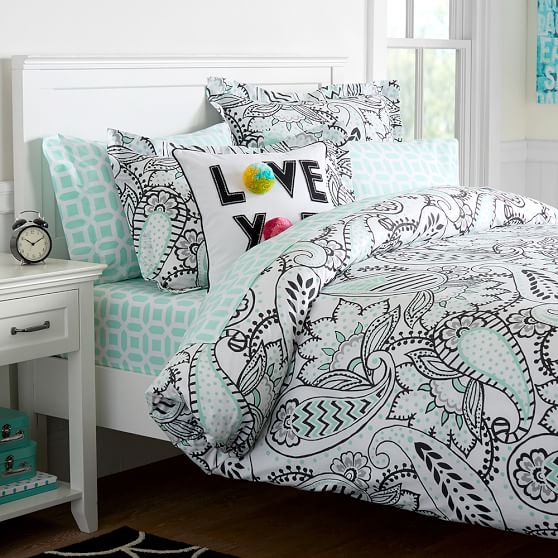 Ana Paisley Duvet Cover Pbteen