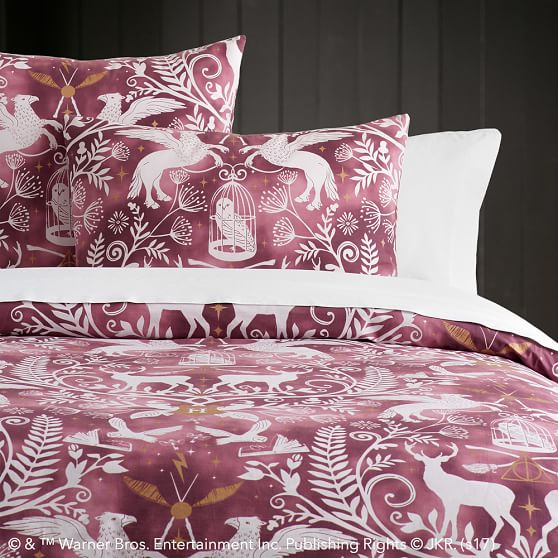 Harry Potter Patronus Damask Duvet Cover Sham Burdy Pbteen Scroll To Next Item