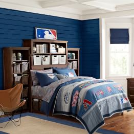 Boys Bedroom Ideas Pb Nba Baldwin Bedroom Beadboard Mlb