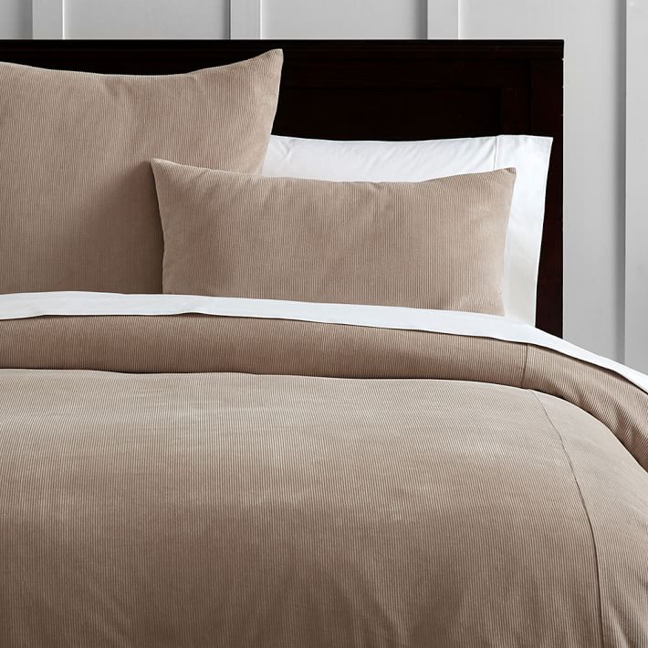 Emerson Corduroy Duvet Cover Sham Pbteen