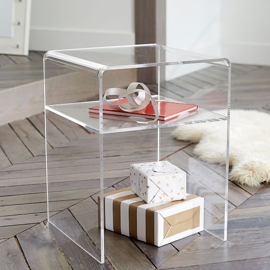 Acrylic Nightstand Pottery Barn Teen Roll Over Image To Zoom