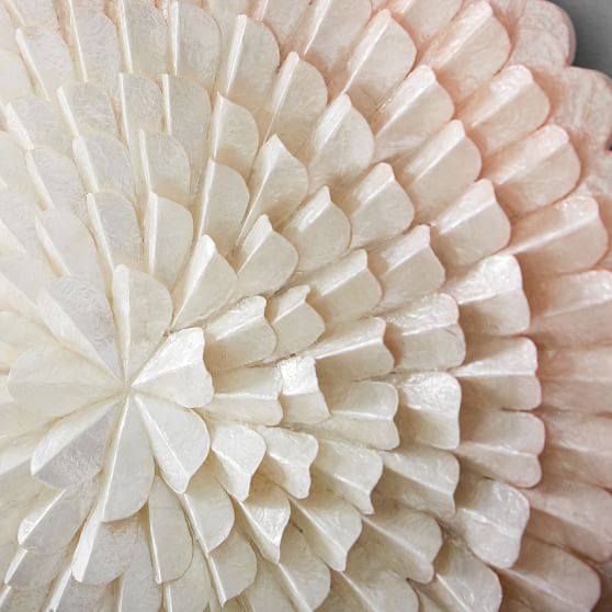 Capiz Flower Wall Decor, Set of 3 PBteen