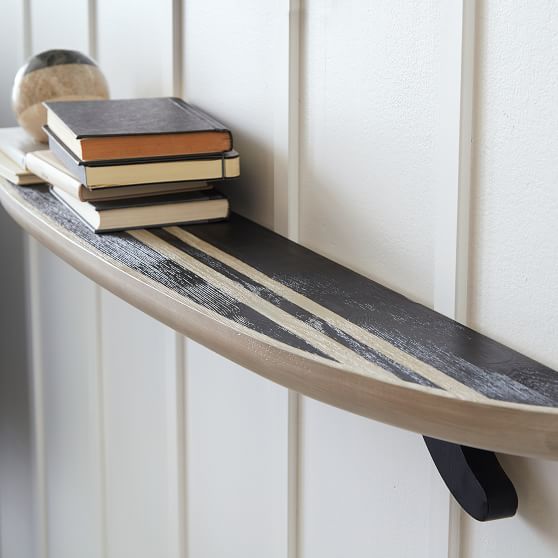 Surfboard Floating Shelves Pottery Barn Teen