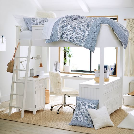 Loft Beds Teen Loft Beds And Teen Bunk Beds Pottery Barn Teen