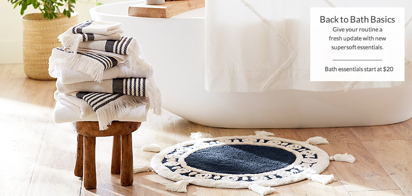 Bath Bathroom Decor Accessories Pottery Barn Bath Towels
