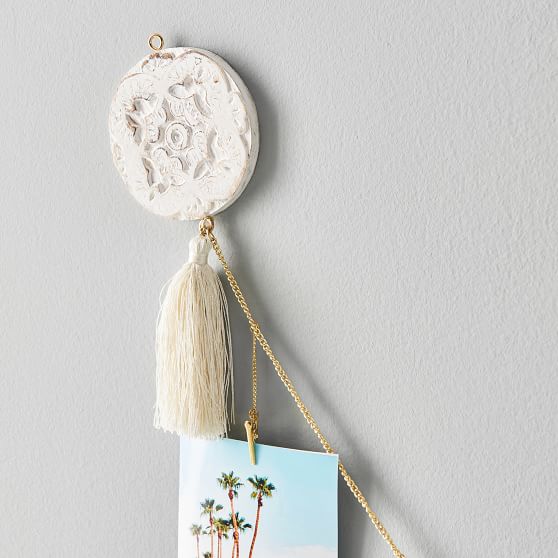  No  Nails  Tassel Photo Garland Dorm Wall  Decor  Pottery 