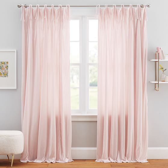 Shimmer Velvet Blackout Curtain Pottery Barn Teen