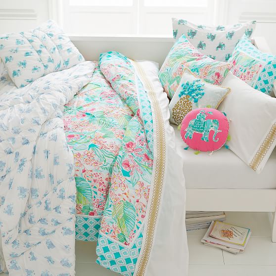 Lilly Pulitzer Pineapple Pillow Cover | PBteen