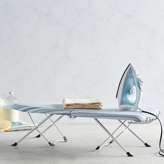 Folding Tabletop Ironing Board College Laundry Pottery Barn Teen