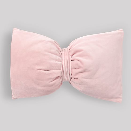 The Emily & Meritt Velvet Bow Pillows | Teen Throw Pillows | Pottery Barn Teen
