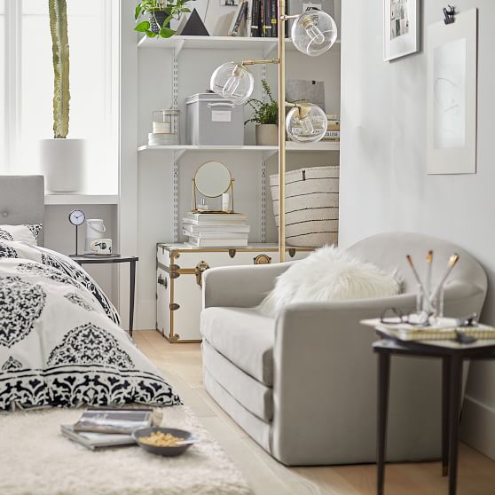 Ashton Sleeper Sofa (38") Teen Sofa Pottery Barn Teen