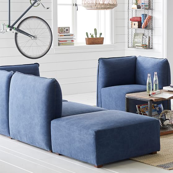 Bryce Lounge Sectional Sofa Teen Sofa Pottery Barn Teen