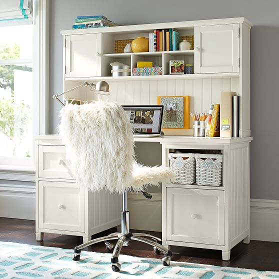 Beadboard Smart Drawer Cubby Desk Hutch Pbteen