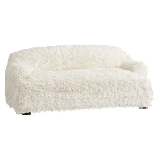 Dorm Faux Fur Furlicious Sofa Slipcovers