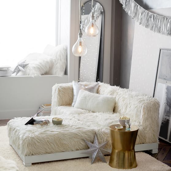 Cushy Lounge Sectional Sofa Teen Sofa Pottery Barn Teen