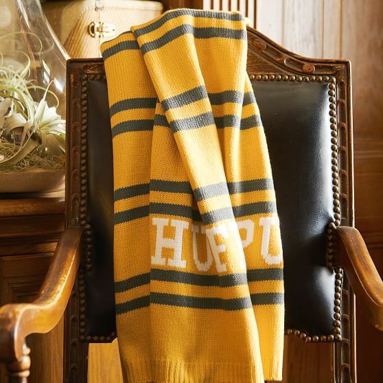 HARRY POTTER™ Knit Throw, Hufflepuff Pottery Barn Teen