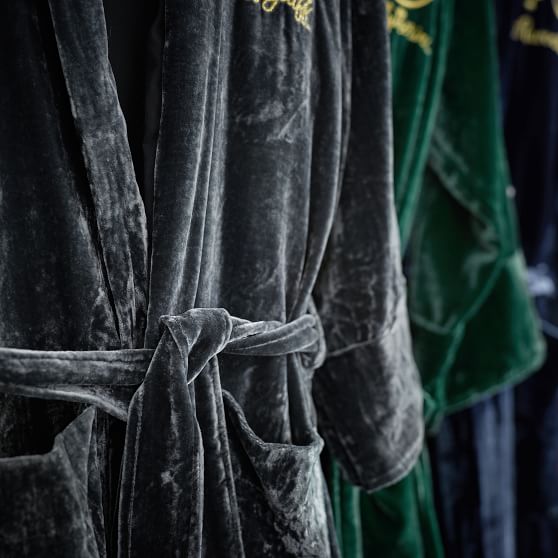 HARRY POTTER™ SLYTHERIN™ Velvet Teen Robe Pottery Barn Teen