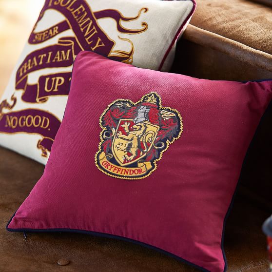 HARRY POTTER™ House Patch Gryffindor™ Boys Pillow Pottery Barn Teen
