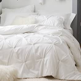 Microfiber Pintuck Comforter + Sham