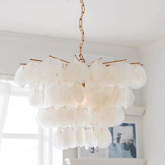 Pottery Barn Capiz Chandelier