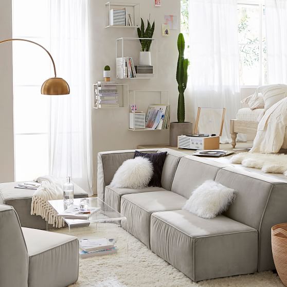 Riley Lounge Super Sectional Sofa Teen Sofa Pottery Barn Teen