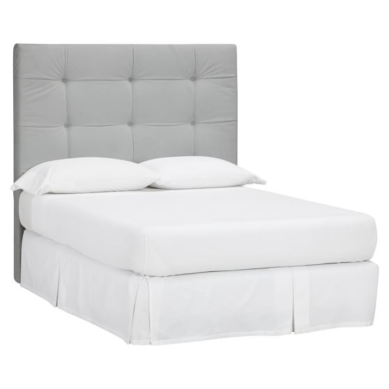 Upholstered Everyday Velvet Headboard Pottery Barn Teen Upholstered Everyday Velvet Headboard