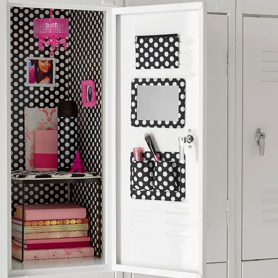 Black Dot Locker Wallpaper Locker Decoration Pottery
