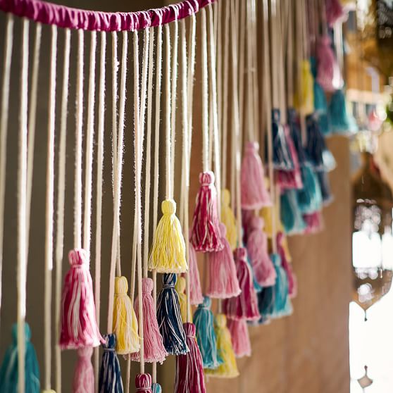 Lennon & Maisy Tassels Wall Decor Teen Decor Sale Pottery Barn Teen