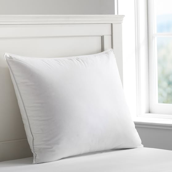 Natural Down Pillow Insert Bedding Basics Pottery Barn Teen