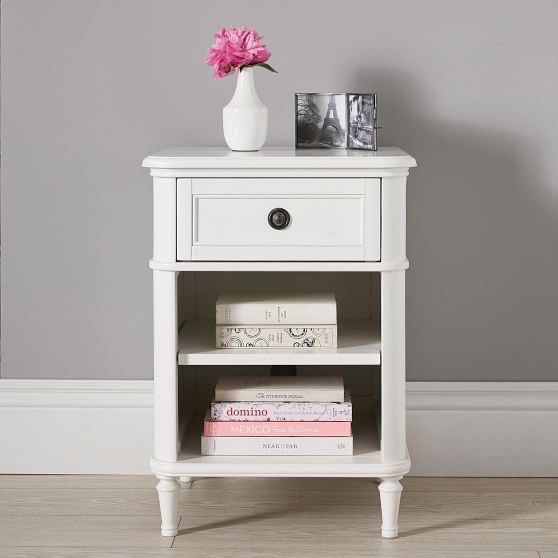 Nightstands Bedside Tables Side Pottery Barn Colette Nightstand