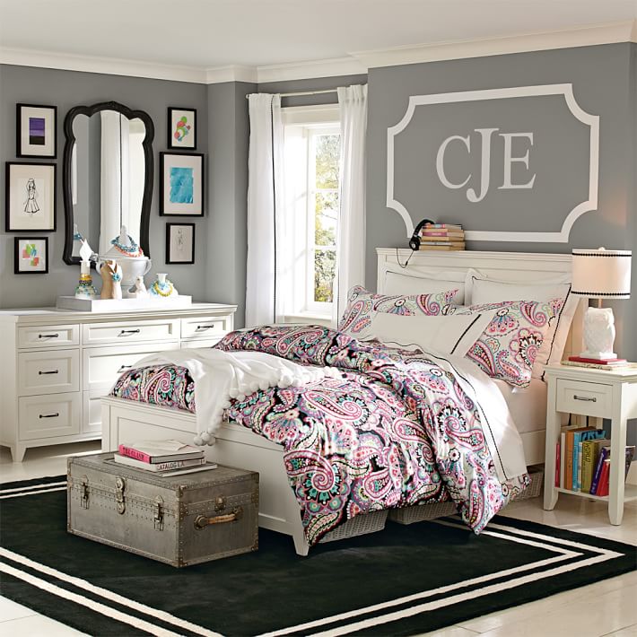Scallop Corners Wall Decal Teen Decor Pottery Barn