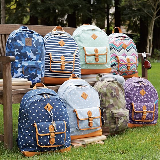 Northfield Navy Stripe Teen Backpack Pottery Barn Teen