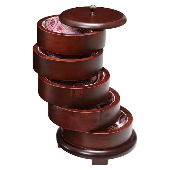 Chloe Swivel Jewelry Storage Pottery Barn Teen