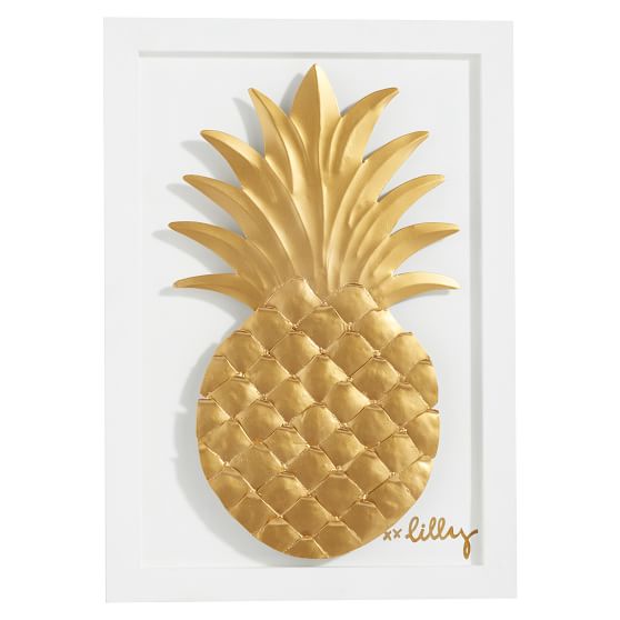 Set of 3 Lilly Pulitzer Tropics Wall Art Wall Prints Pottery Barn Teen