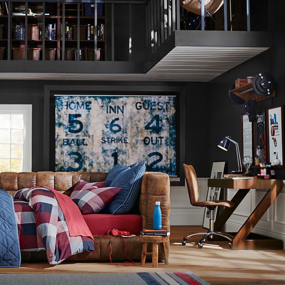 Baseball Scoreboard Wall Mural Wall Decor Pottery Barn Teen