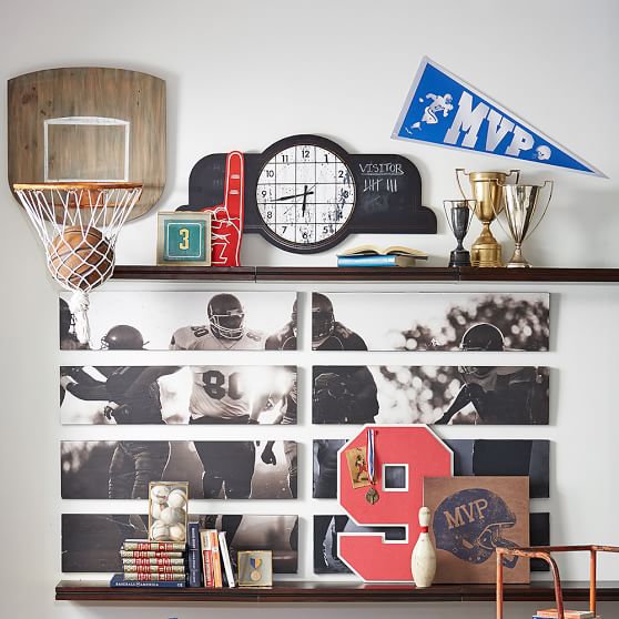Sports Wall Organization Basketball Hoop Sale Pottery Barn Teen