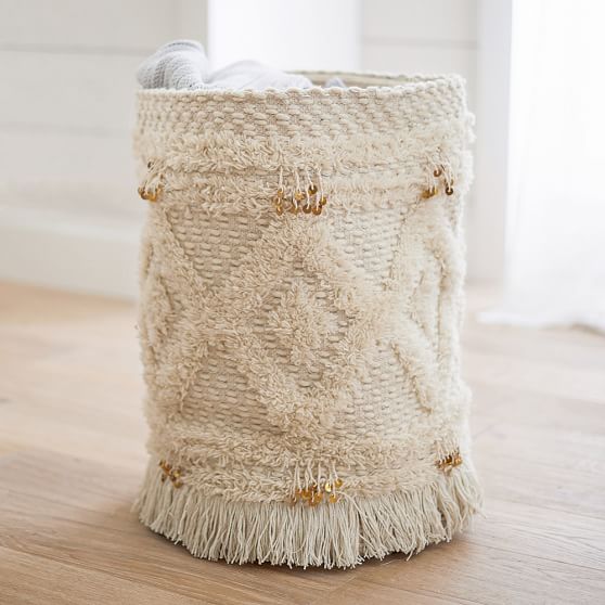 Macrame Laundry Hamper Pottery Barn Teen