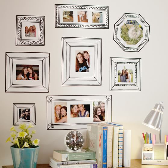 Gallery Frame Wall Decals Pottery Barn Teen