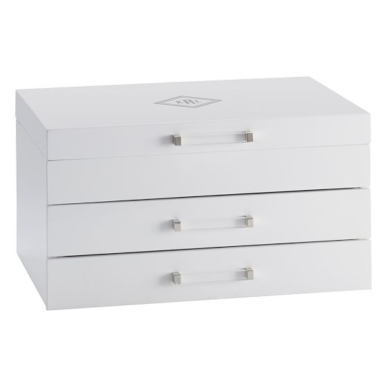 White Lacquer Jewelry Boxes Pottery Barn Teen
