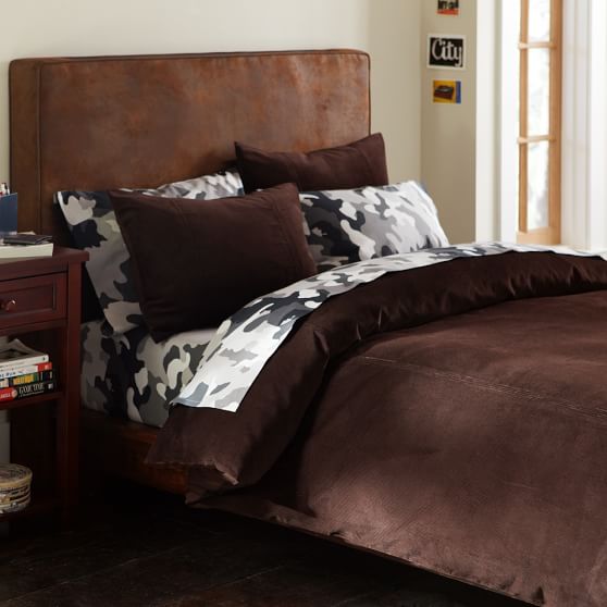 Corduroy Boys Duvet Cover + Sham Sale Pottery Barn Teen