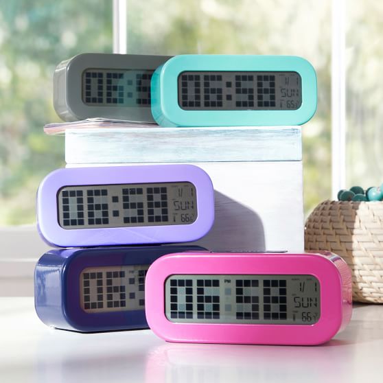 Rise And Shine Alarm Clock Tech Accessories Pottery Barn Teen