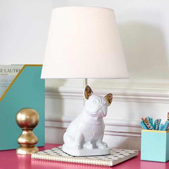 French Bulldog Table Lamp Teen Pottery Barn