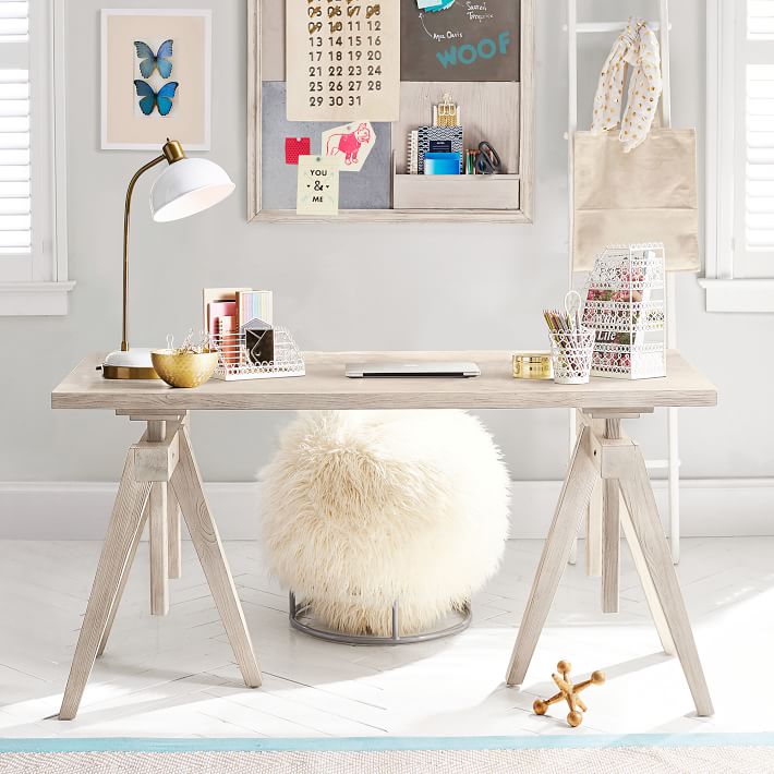 Stand Or Sit Study Desk Pottery Barn Teen